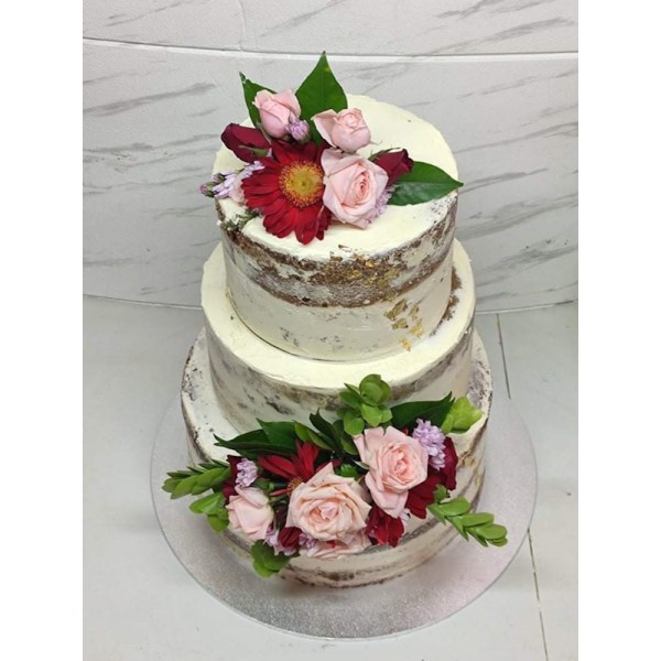 Gerbera and Roses Cake Toppers